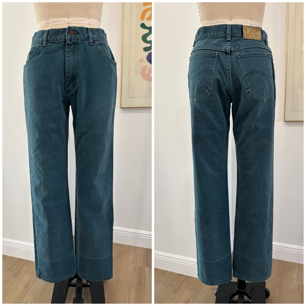 Vintage 90’s Lee Teal Straight Leg Jeans